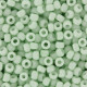 Miyuki seed beads 8/0 - Opaque light mint 8-3318